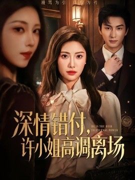 深情錯付，許小姐高調(diào)離場海報