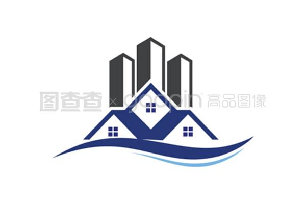 房地產矢量標志模板 打造專業(yè)房屋銷售代理服務品牌形象